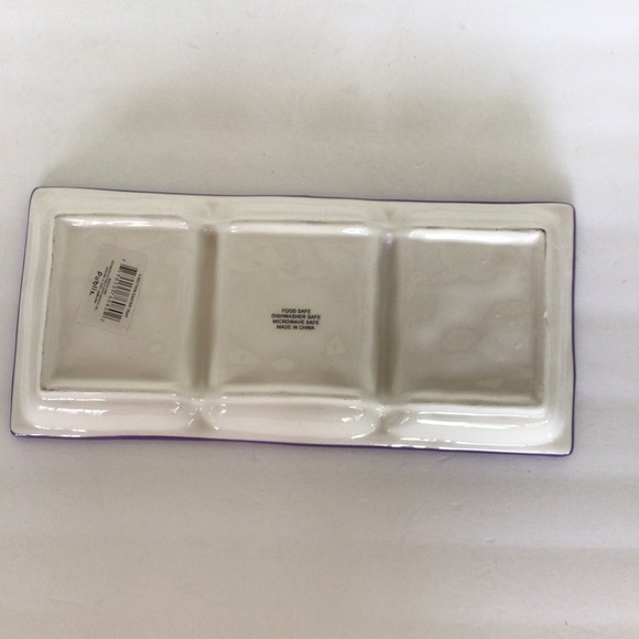 CERAMIC BUNNY SERVING TRAY NWT - Picture 2 of 9